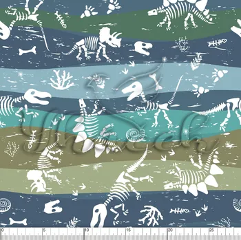 Zakázkový tisk, softshell, kočárkovina... Dinosauří vykopávky Látky k tisku: Microfirba