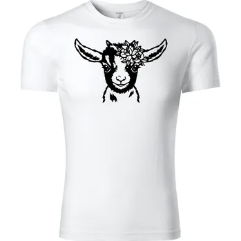 Fenomeno Dětské tričko Kůzle - bílé Velikost: 134 cm/ 8 let