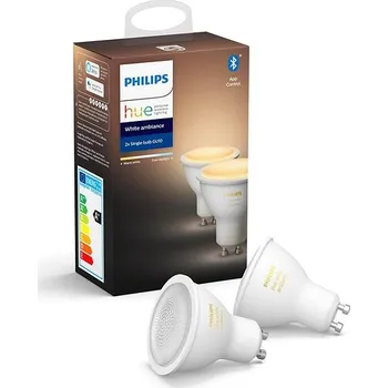 Osvětlení Philips Hue White Ambiance 4.3W GU10 set 2ks