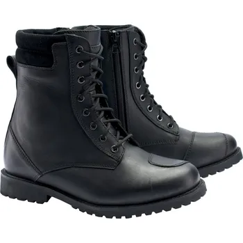 Moto obuv SECA Kožené boty na motorku Clark černé 41