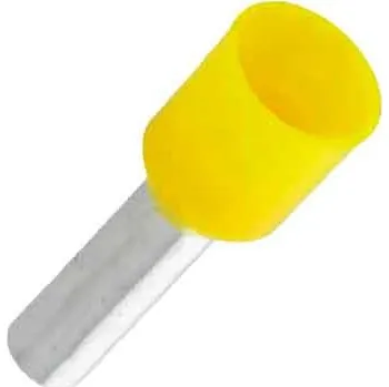 Dutinka izolovaná 6x12mm žlutá