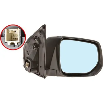 Auto zrcátko ACI zrcátko pro ISUZU DMAX 12- el. sklopné s blikačem a chrom. krytem P