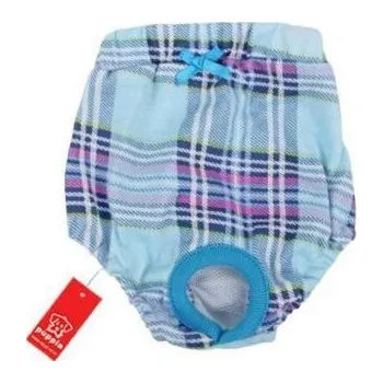Obleček pro psa Puppia Midtown Sanitary hárac. Kalhotky modrá varianta S