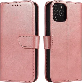 Pouzdro na mobilní telefon Forcell Magnet Case pro Huawei P40 Lite 5G/Nova 7 SE růžové