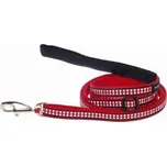 Red Dingo vodítko reflexní malé 1,8 m – červené