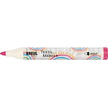 Popisovač na textil KREUL "M", růžový