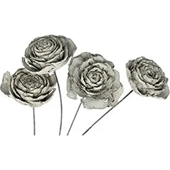Zahradní dekorace Růže na drátku 80ks patinovaná (12284030010)