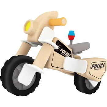 Dřevěná hračka Classic World Stavebnice - Policejní motorka