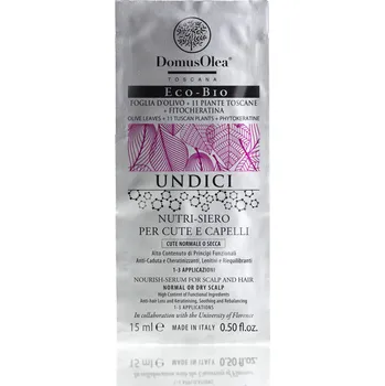 Vlasová regenerace Domus Olea Toscana Nutri-Siero Per Cute E Capelli - Cute Normale O Secca | Vyživující sérum na pokožku a vlasy - normální až suchá 15 ml - vzorek