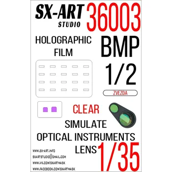 Plastikový model 1/35 Holographic film BMP-1/BMP-2 (ZVE) CLEAR