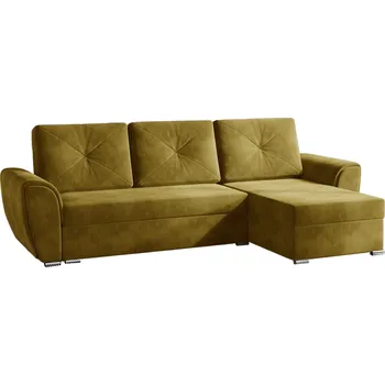 Sedací souprava Rozkládací rohová sedačka WILD okrová