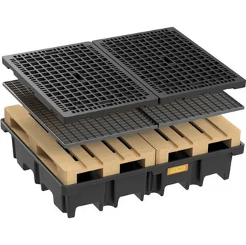 Olejová vana CEMO PE záchytná vana 425/4 - 2 palety napříč vedle sebe(11266)