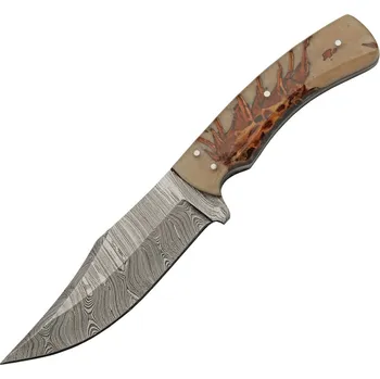 lovecký nůž Damascus Pine Ranch Hunter