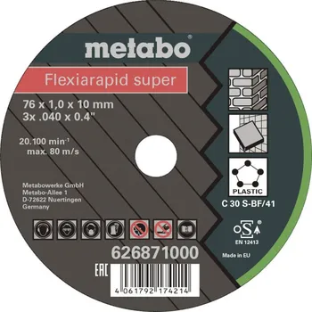 Řezný kotouč Metabo 5 Flexiarapid Super 626871000