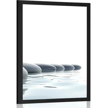 Plakát Dovido Plakát Zen kameny v řece