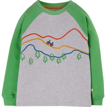 Chlapecké tričko Dětské triko s dlouhým rukávem Jake Applique Frugi Velikost: 2-3r