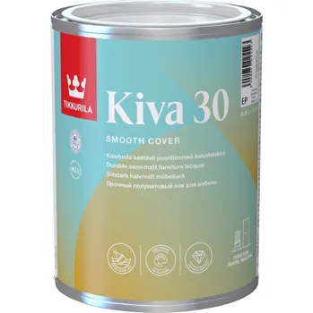 Lak na dřevo Tikkurila KIVA INTERIOR LACQUER Polomat [30] 2,7L Nežloutnoucí lak odstín TVT: 3443 (Wenge) + dárek k objednávce nad 1000Kč