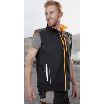 Pánská vesta VISION vesta softshellová, černá Velikost: XXXL + tričko zdarma