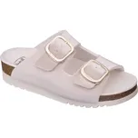 Scholl dámský pantofel ILARY VELVET bílý Velikost: 41