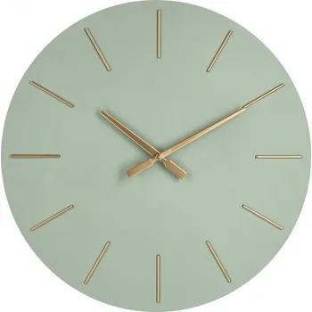 Hodiny BIZZOTTO Nástěnné hodiny TIMELINE zelené 60cm 0182388