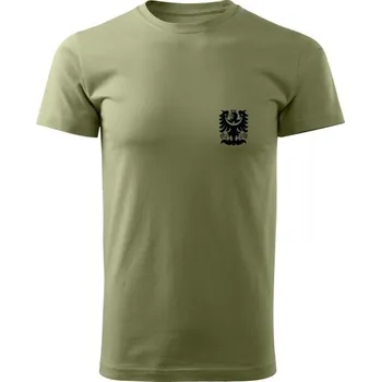 Pánské oblečení Tričko SLEZSKÁ ORLICE Simple - olivová