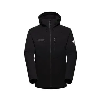 Pánská větrovka Mammut Ultimate Comfort SO Hooded Jacket Men black 0001 černá S