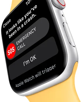 Apple Watch SE detekce autonehody