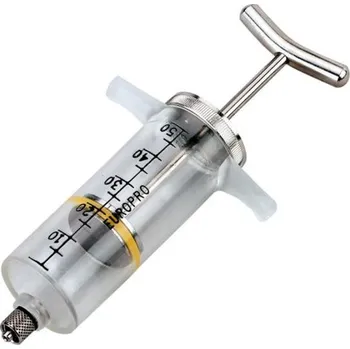 Injekční stříkačka nylon LL 50ml s kovovou rukojetí