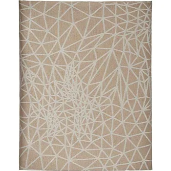 ubrus Kinvara Ubrus Jacquard Abstraktní Béžová (140 x 180 cm)