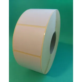 Samolepící etiketa WHP Samolepicí papírová etiketa se standardním lepidlem 45x80 mm / lepidlo permanentní / dutinka průměr 40 mm / na roli 1000 ks