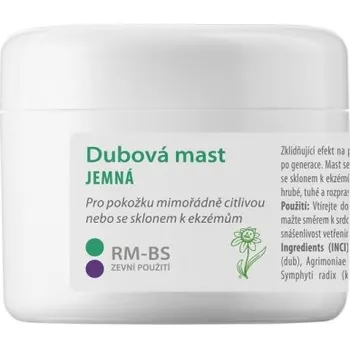Bylinná léčivá mast Dubová mast jemná 50ml - Dědka kořenáře (Kosmetický přípravek)