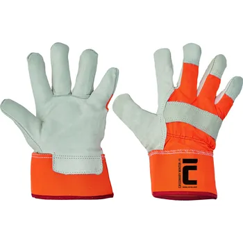 Pracovní rukavice Cerva CASSOWARY WINTER Pracovní rukavice HV oranžová- zimní 10,5 0129000896105