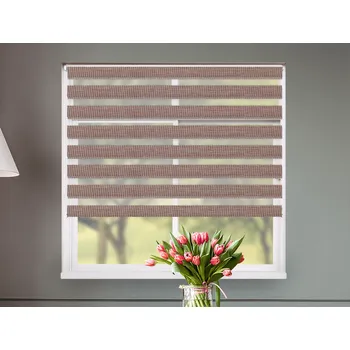 Roleta FEXI Zatemňovací Roleta Den a noc, v POLO kazetě, Hesián, Juta, E 011, 150x30 cm