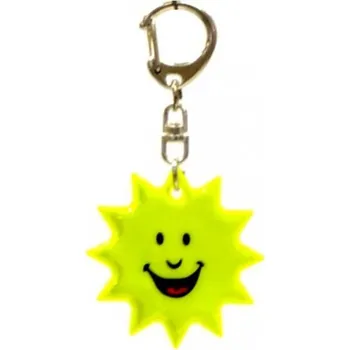 Reflexní přívěsek na klíče - Sluníčko - FJ-D-007-8