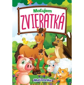 Cizojazyčná kniha Maľujem zvieratká