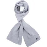 KAMA S22 pletená merino šála, sv. šedá