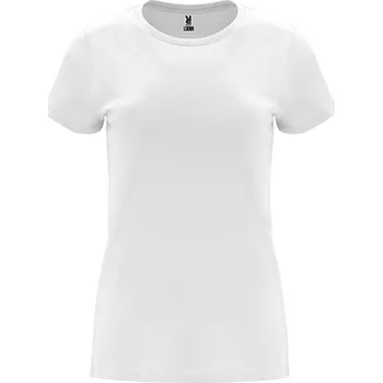 ROLY Tričko Capri, dámské, krátký rukáv E6683-01-XXXL 3XL Bílá