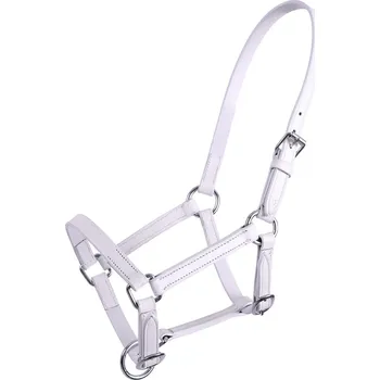 Q-essentials Ohlávka hříběcí Chico Q-essentials, kožená, bílá SHETTY