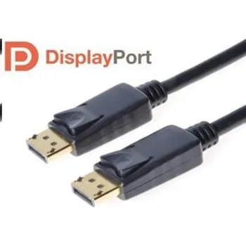 Video kabel PREMIUMCORD DisplayPort 1.2 přípojný kabel M/M, zlacené konektory, 3m KPORT4-03