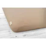 DARRÉ Jersey prostěradlo světle hnědé na výšku matrace do 20 cm Velikost: 90 x 200