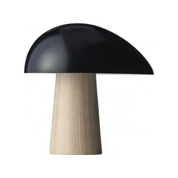 Lampička Night Owl tmavě modrá / jasan