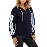 Dámská mikina CHIC s kapucí Barva: Modrá, Velikost: L/XL