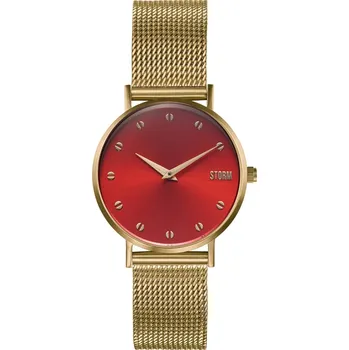 Hodinky Hodinky STORM NEOXA MESH GOLD RED