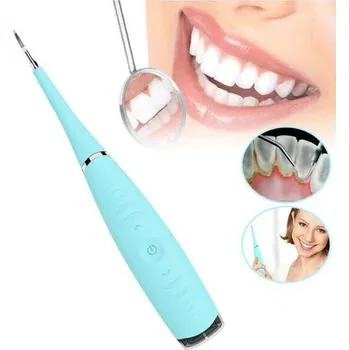 Elektrický zubní kartáček SMILY Nabíjecí ultrazvukový čistič zubů Zelená