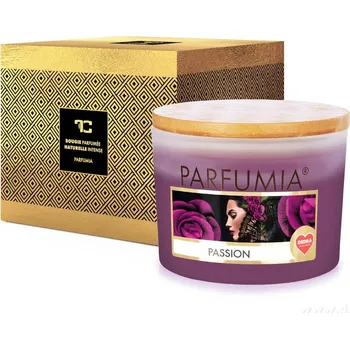 Svíčka INTENSE 2 KNOTY sójová vonná EKO svíce PARFUMIA®, PASSION, 400 ml