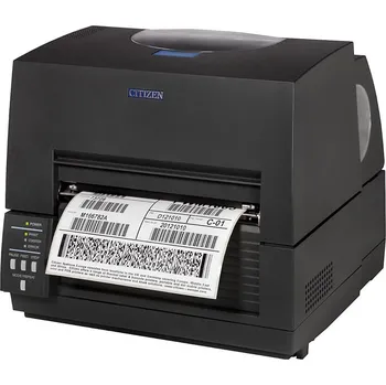 Tiskárna štítků CITIZEN Tiskárna etiket CL-S6621 termotransfer 203 dpi / max. šířka tisku 168 mm USB RS-232 Ethernet Odlupovač