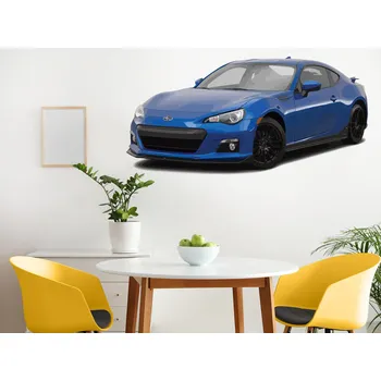 Samolepící dekorace Subaru BRZ samolepka na zeď 47 x 23 cm