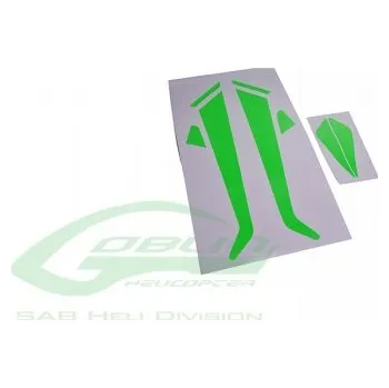 RC model vrtulníku LANDING GEAR AND FIN STICKER - GOBLIN 380
