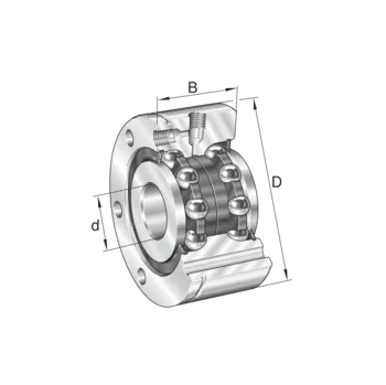 ZKLF 1560-2RS INA Kuličkové ložisko s kosoúhlým stykem