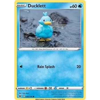 Sběratelská karetní hra Ducklett 046/196 - Lost Origin Typ karty: Non-Holo